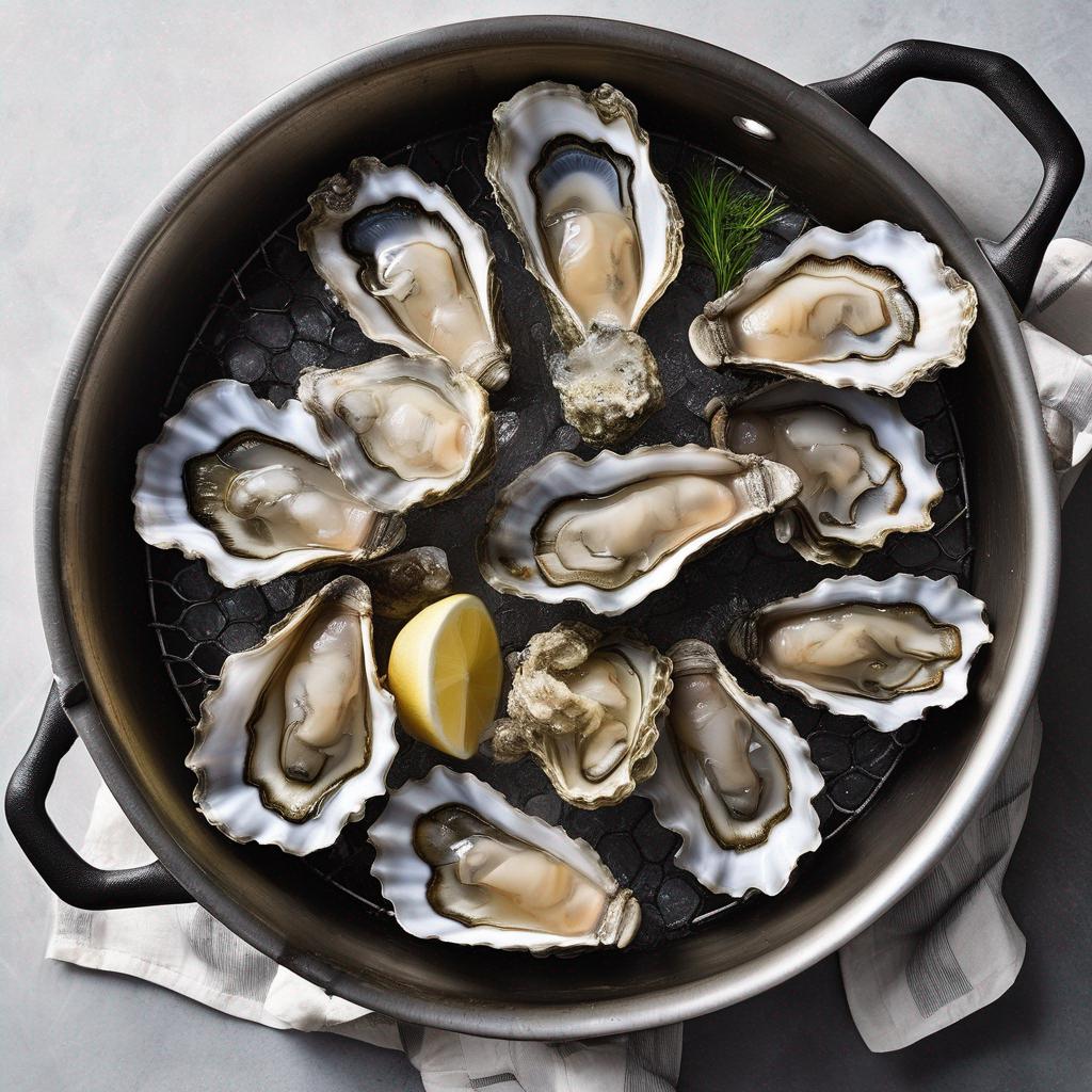 Image demonstrating the simple approach of steaming oysters.
