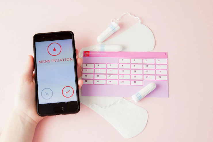                                 Med Period Tracker -apps kan du spore din periode ganske let!