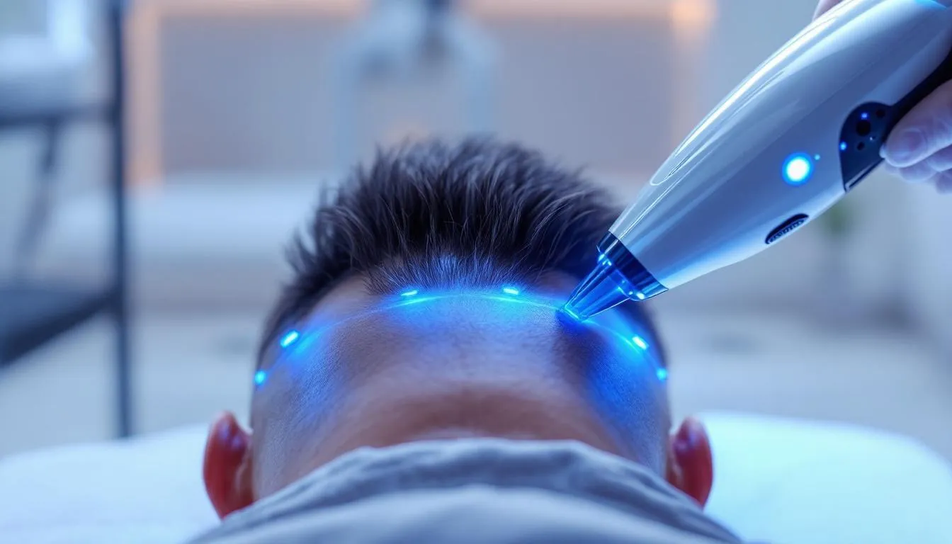 Comparison of LLLT with other hair loss treatments.