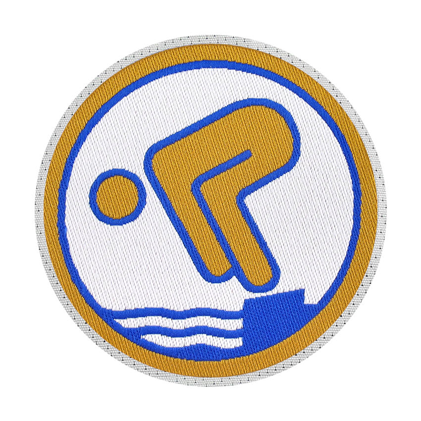 gold schwimmabzeichen zum aufnähen, pimpertz easy