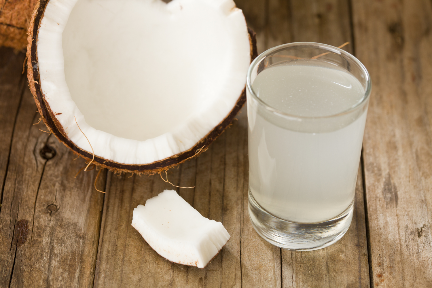 Coconut water.