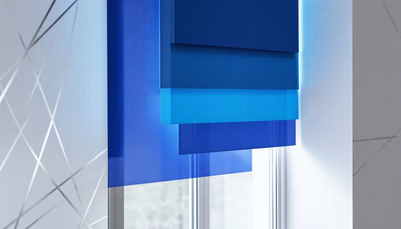 A close-up of custom window treatments enhancing light control.