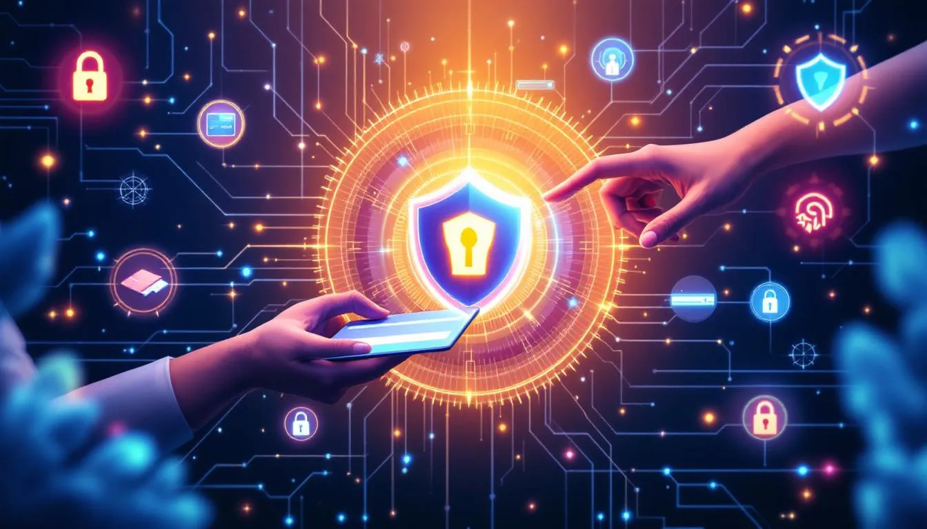 A secure payment process illustration highlighting fraud protection measures.