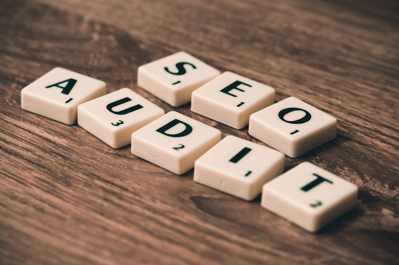 SEO Audit Words Written in Blocks