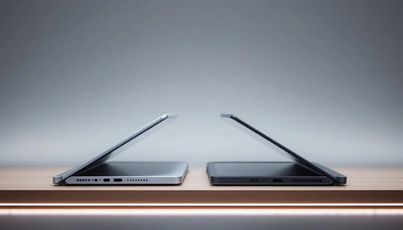 Display-Qualität des iPad 11 im Vergleich zum iPad Air M3.