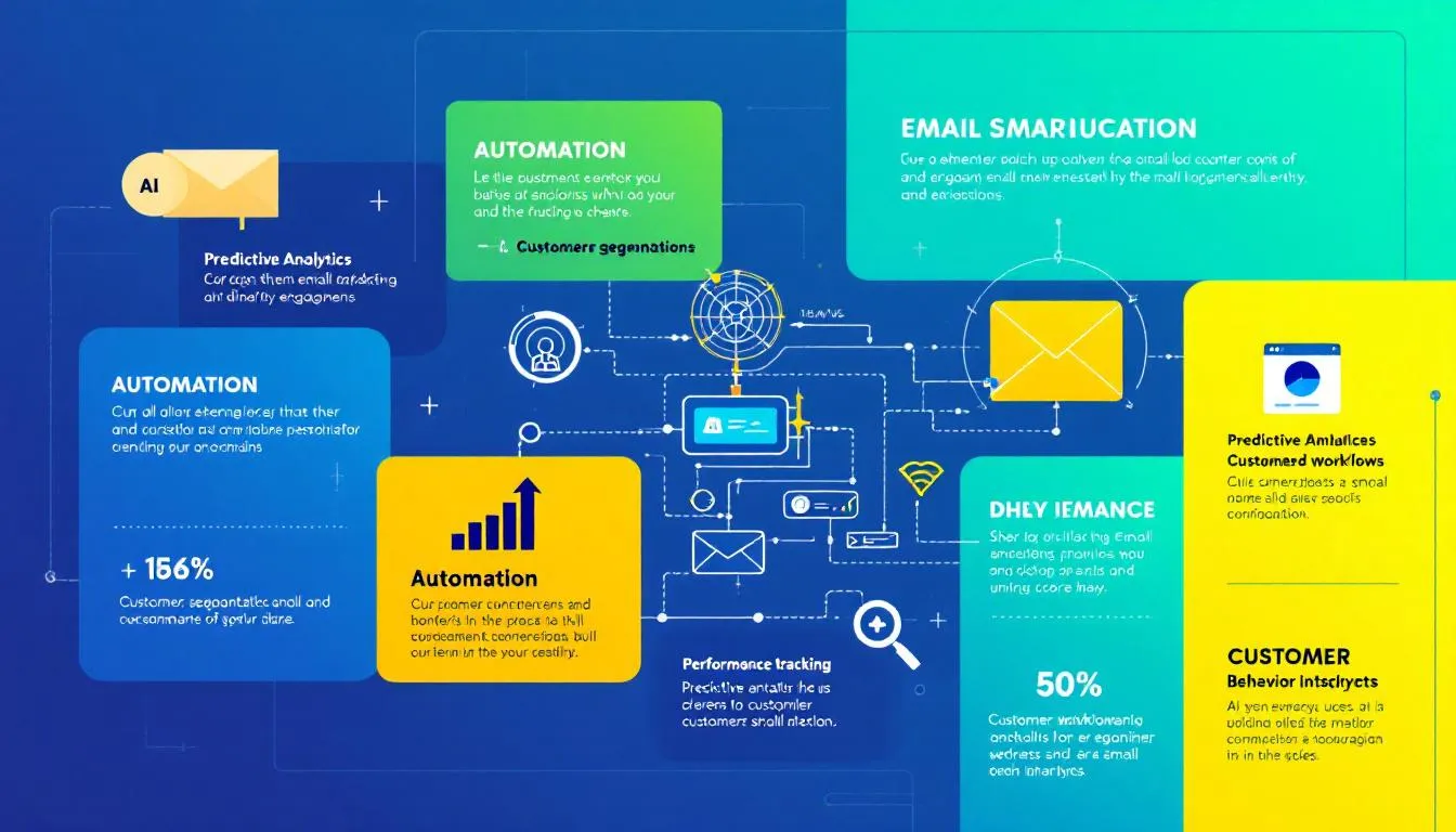 An image depicting the use of AI in email marketing campaigns.