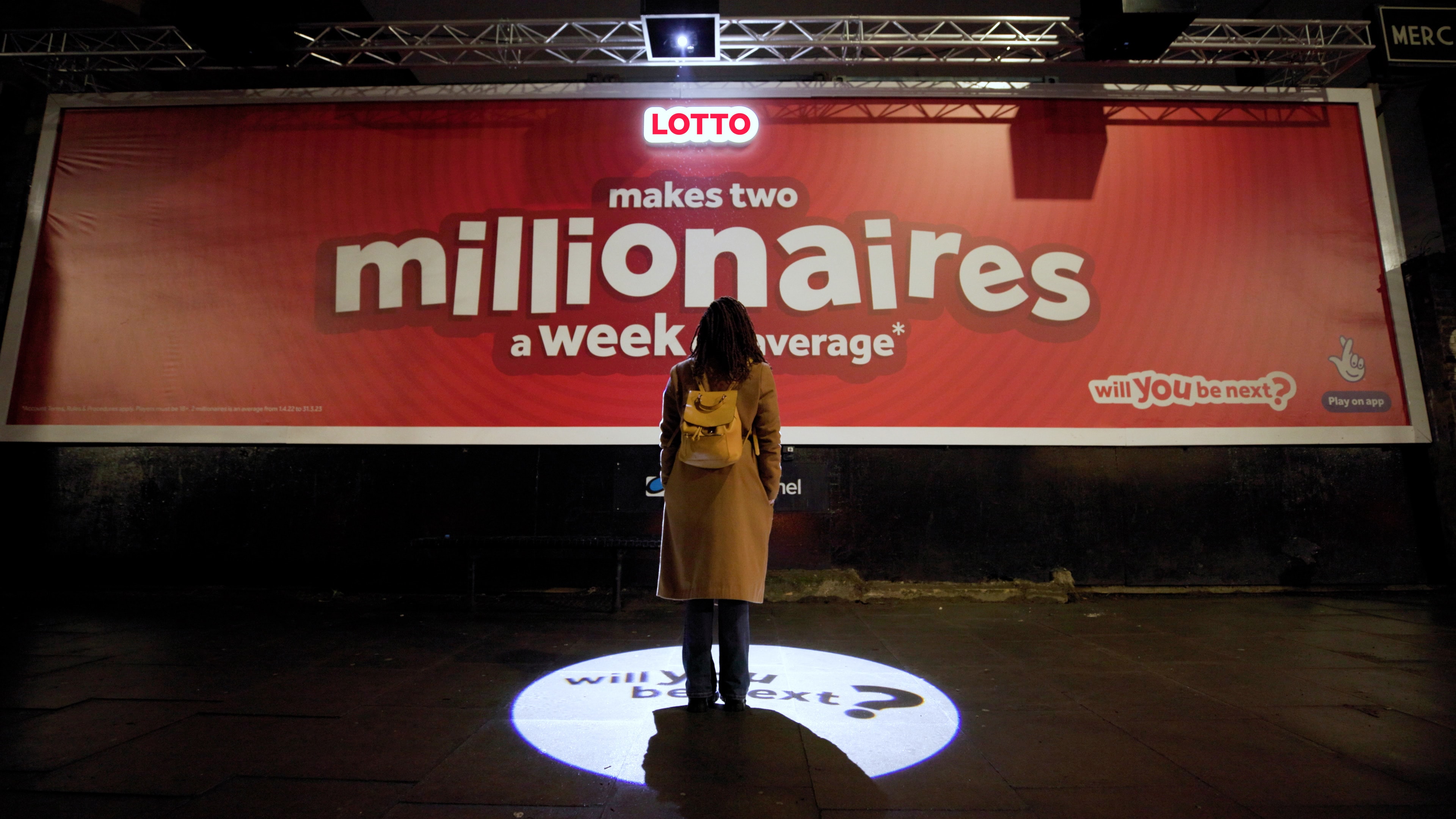 Allwyn Lotto out of home advertising 