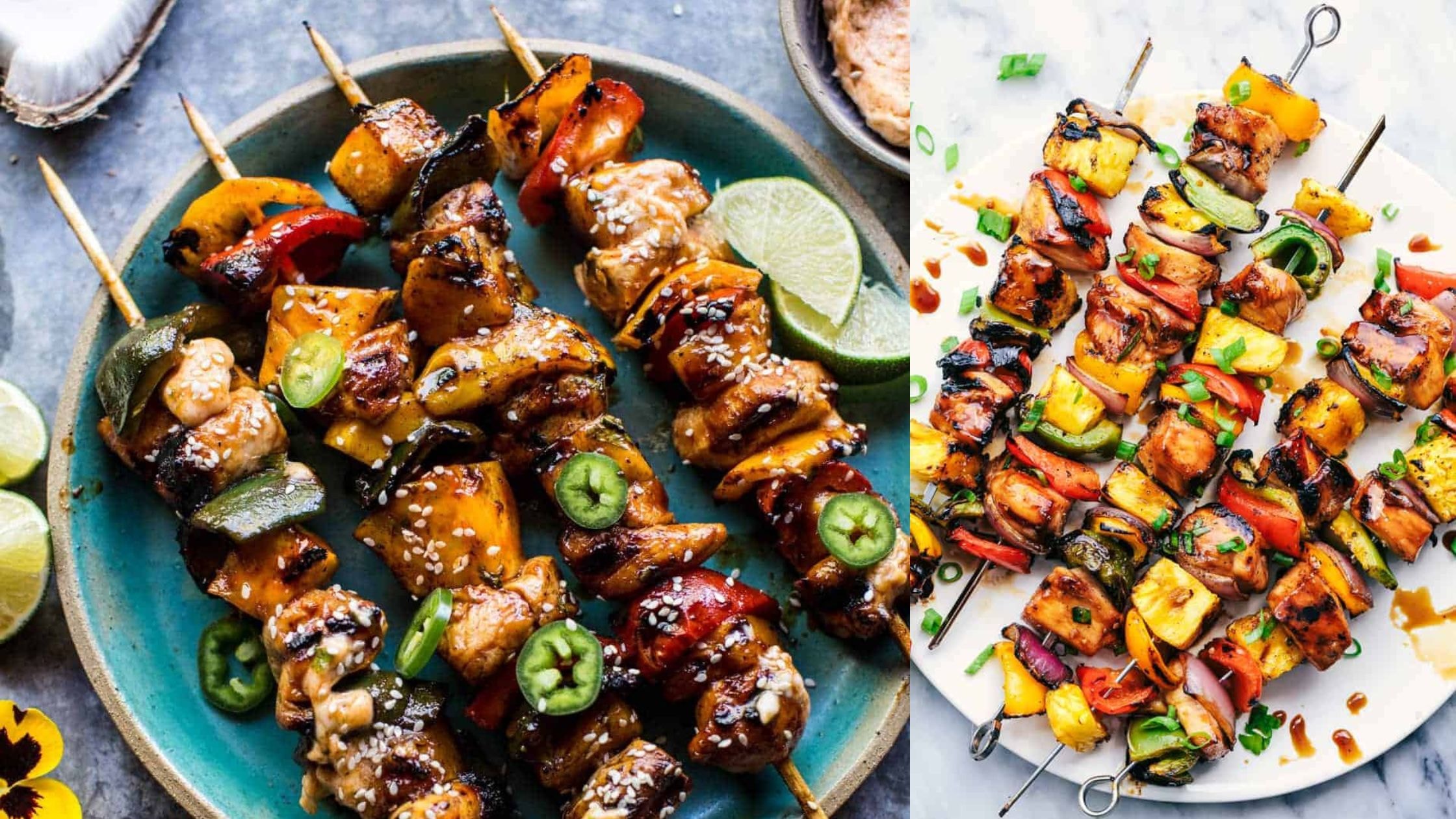 Grilled Hawaiian Kebabs