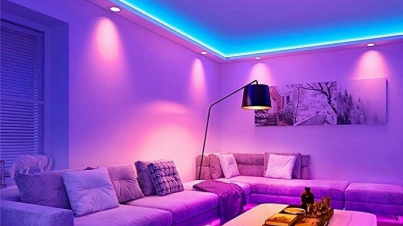 purple LEDs for entertainment