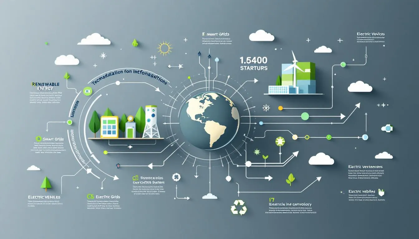 Illustration des innovations technologiques et de leur impact sur la durabilité.