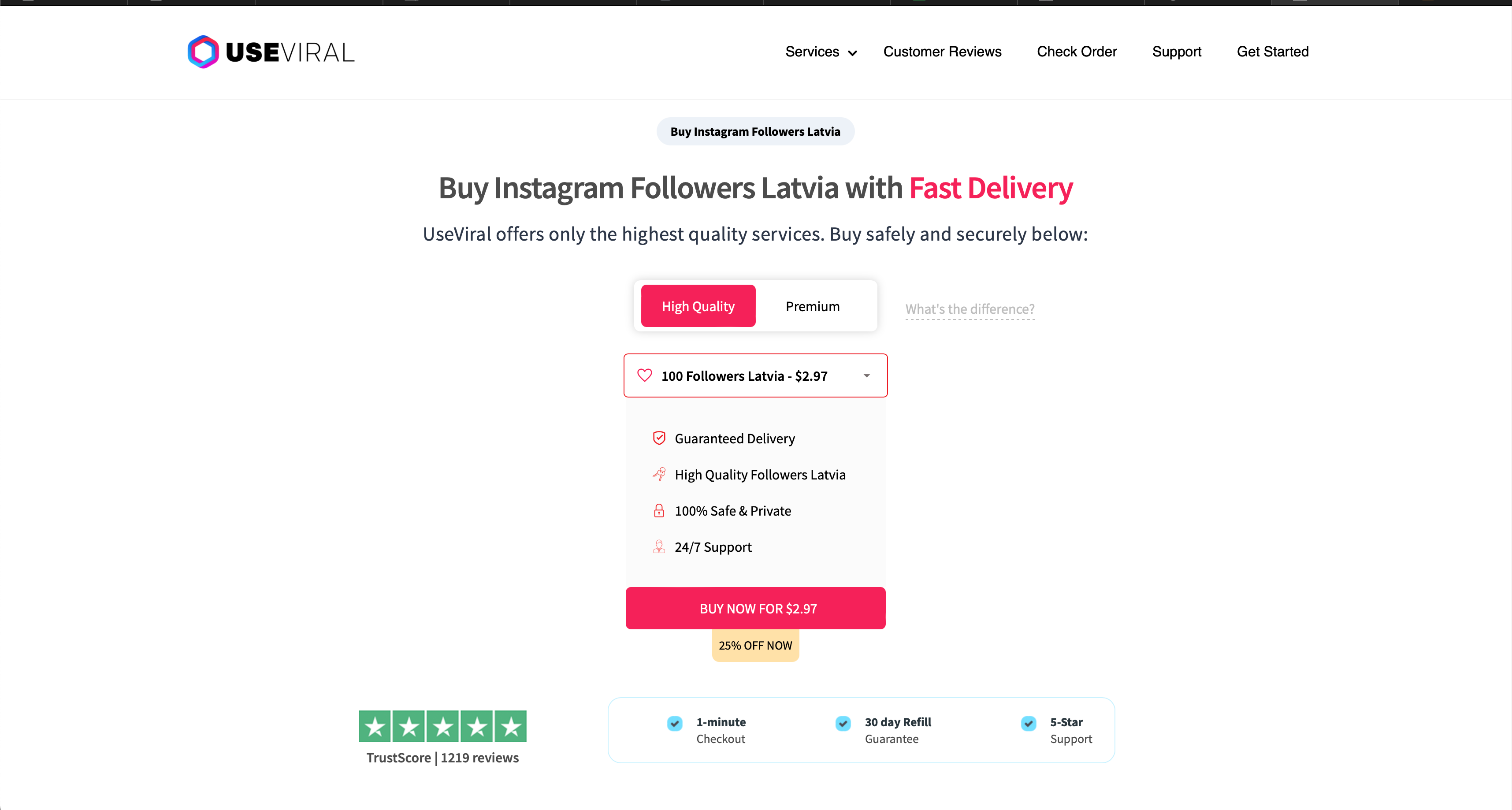 useviral buy instagram followers latvia page