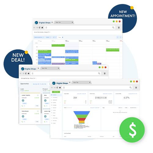 All-in-one CRM platform, Marketing automation tool, CRM Marketing automation 