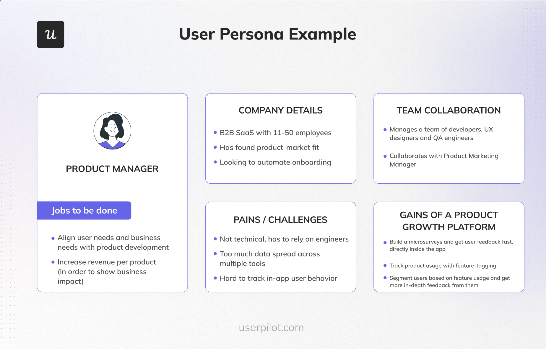 Example of a user persona