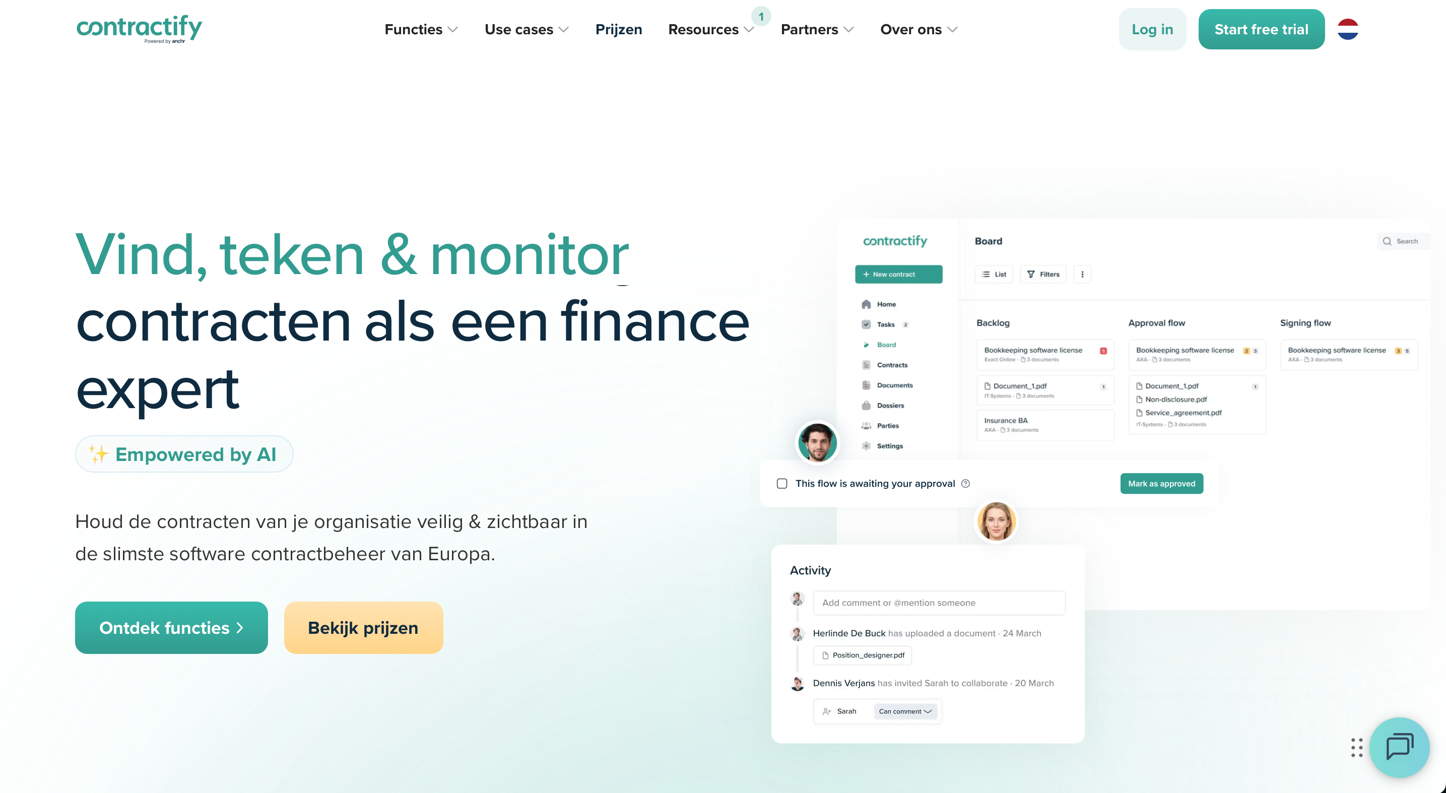 Contractify software