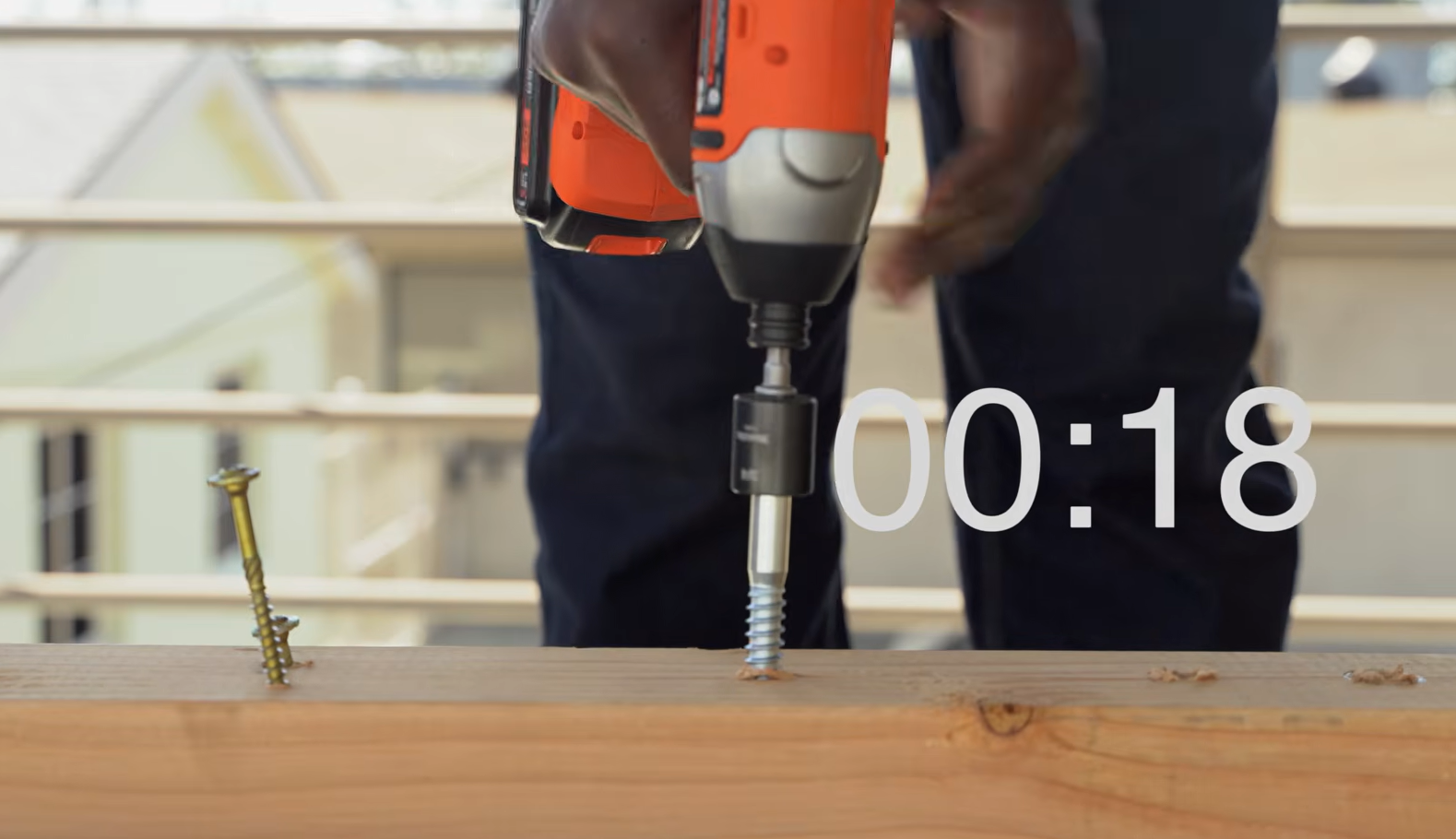 lag bolt test of the Black Decker 20V Max