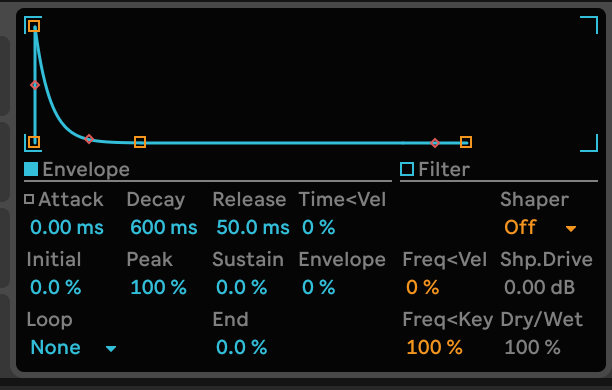 Note the Time < Vel control on Operator