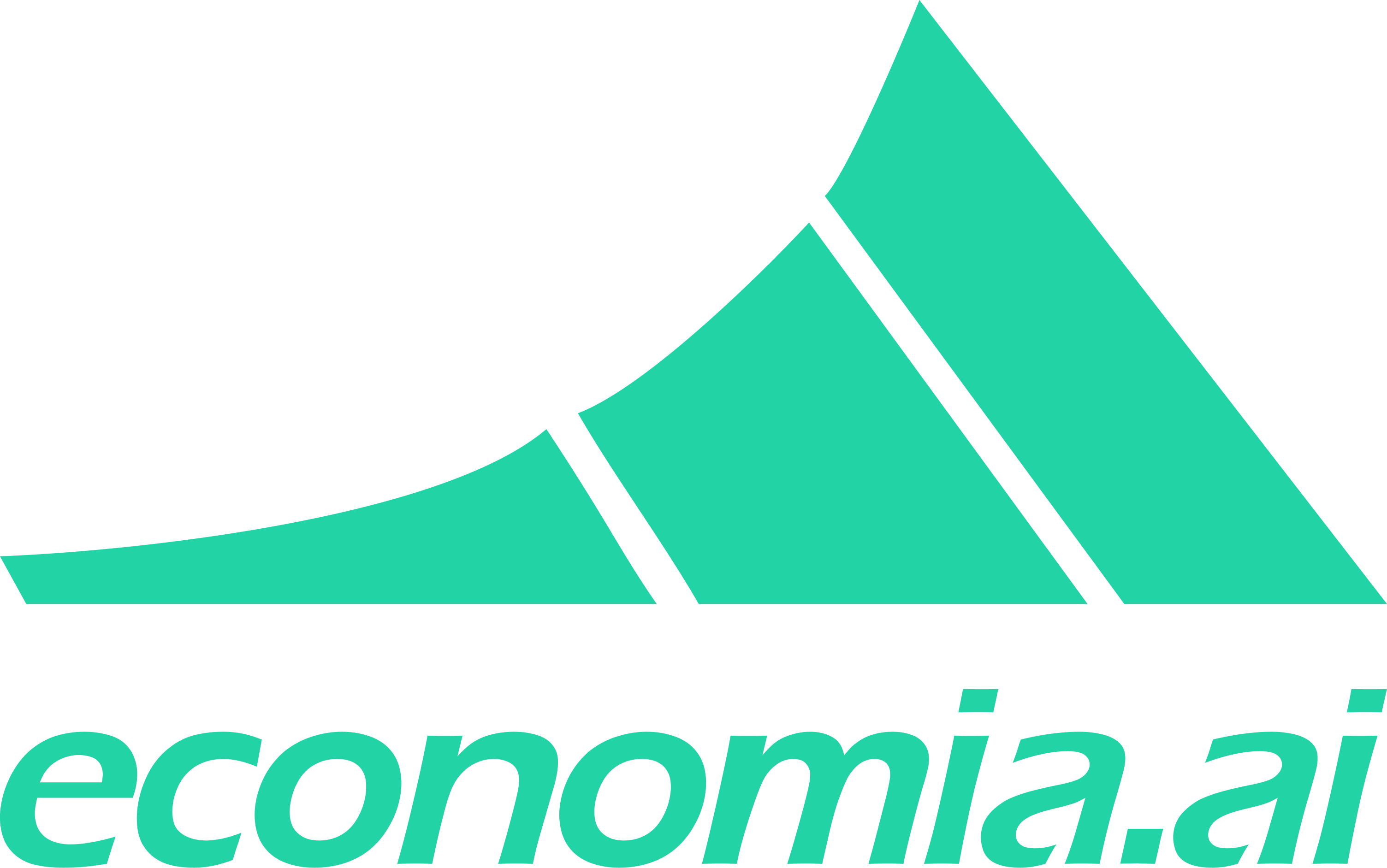 Economi.AI logo with a three part wave