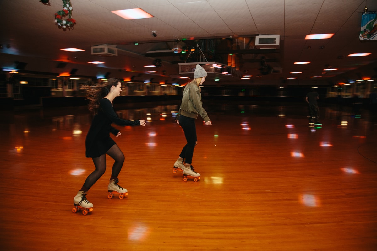 date idea: Oaks Park Roller Rink