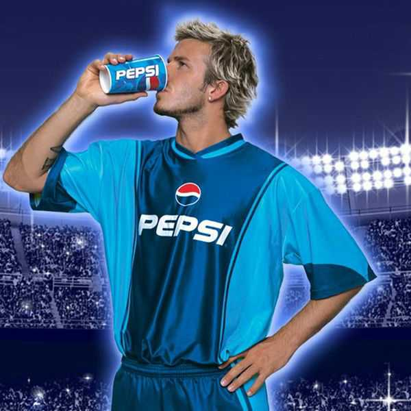 David Beckham Sponsored by Pepsi