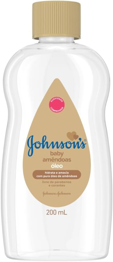Johnson's baby óleo hidratante. Fonte da imagem: site oficial da marca. 