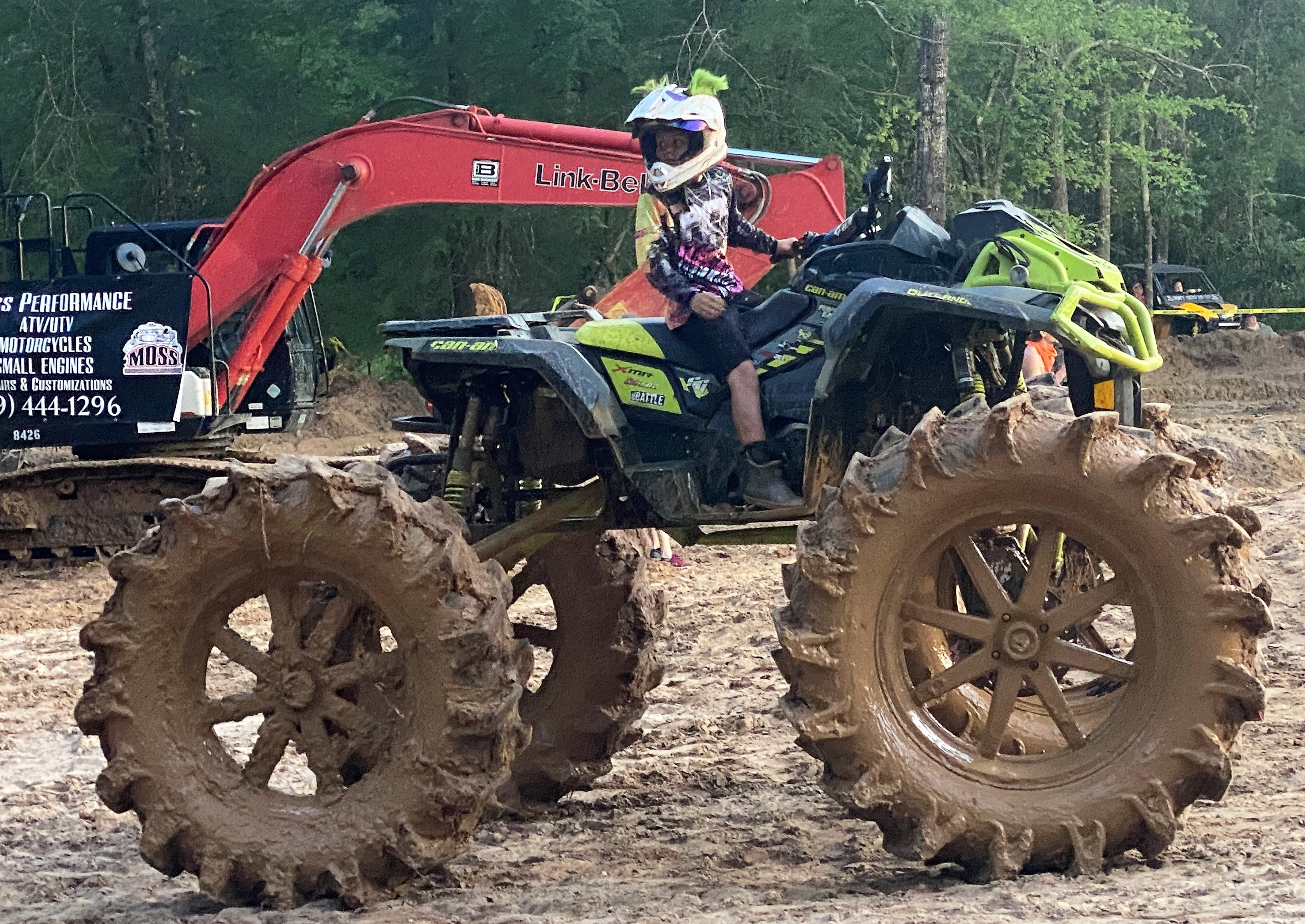ATV ready to mud ride 