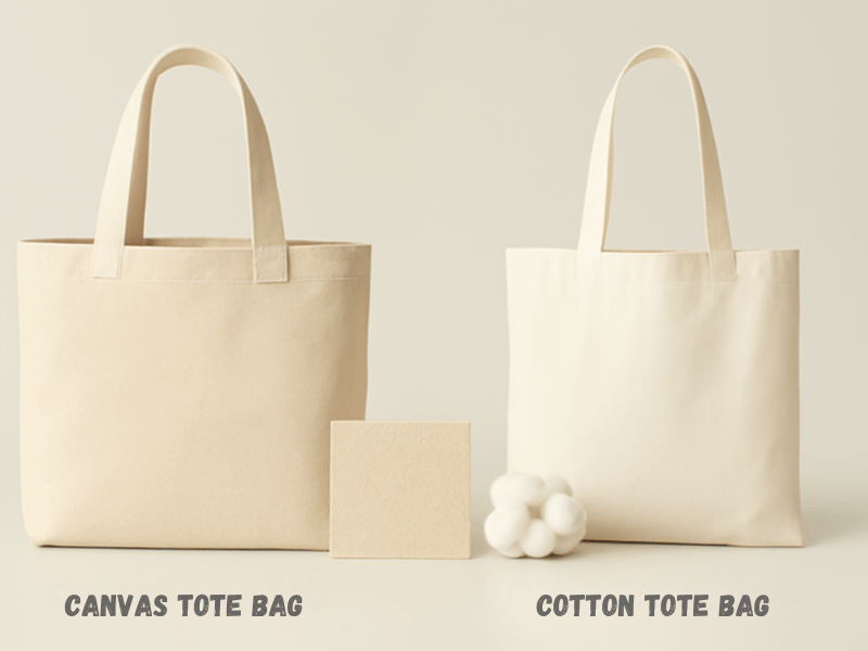 Canvas Tote Bag Vs. Cotton Tote Bag