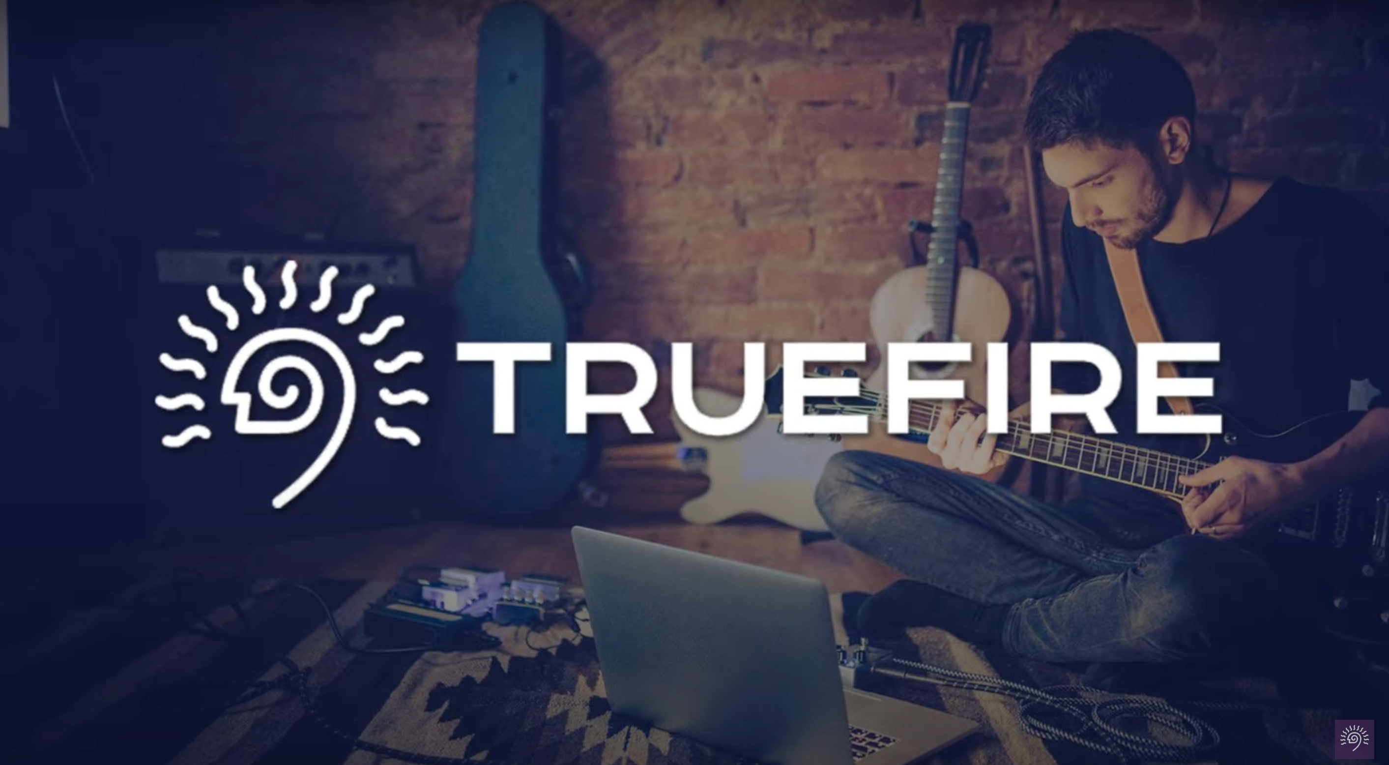 A screenshot from Truefire's online learning platform.