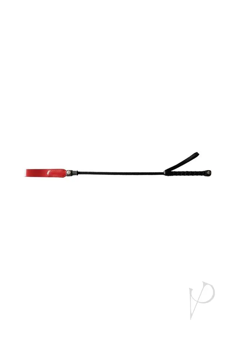 Rouge Short Riding Crop Slim Tip – Red