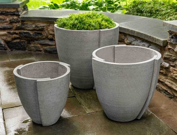 An image of Campania planters from Airpuria where you can save on free shipping.