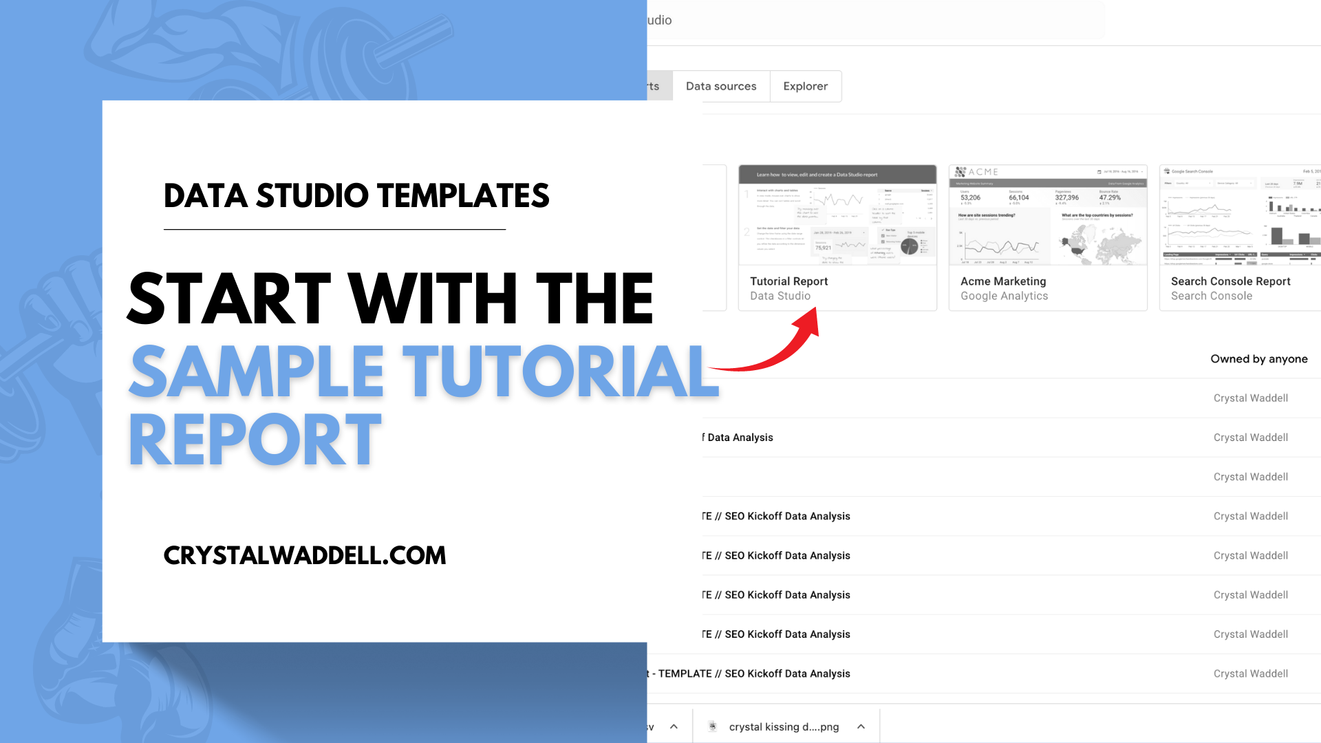 Presenting google analytics in a visual, easy to read format is the main appeal of google data studio templates.