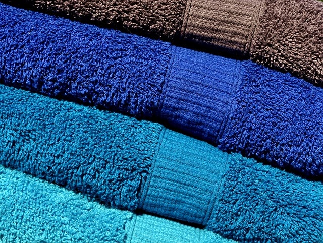 towels, full hd wallpaper, blue