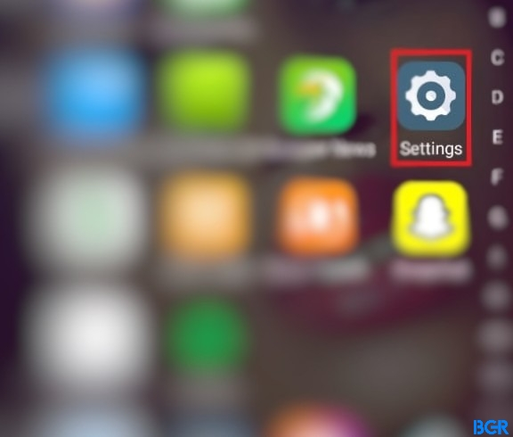 Settings app