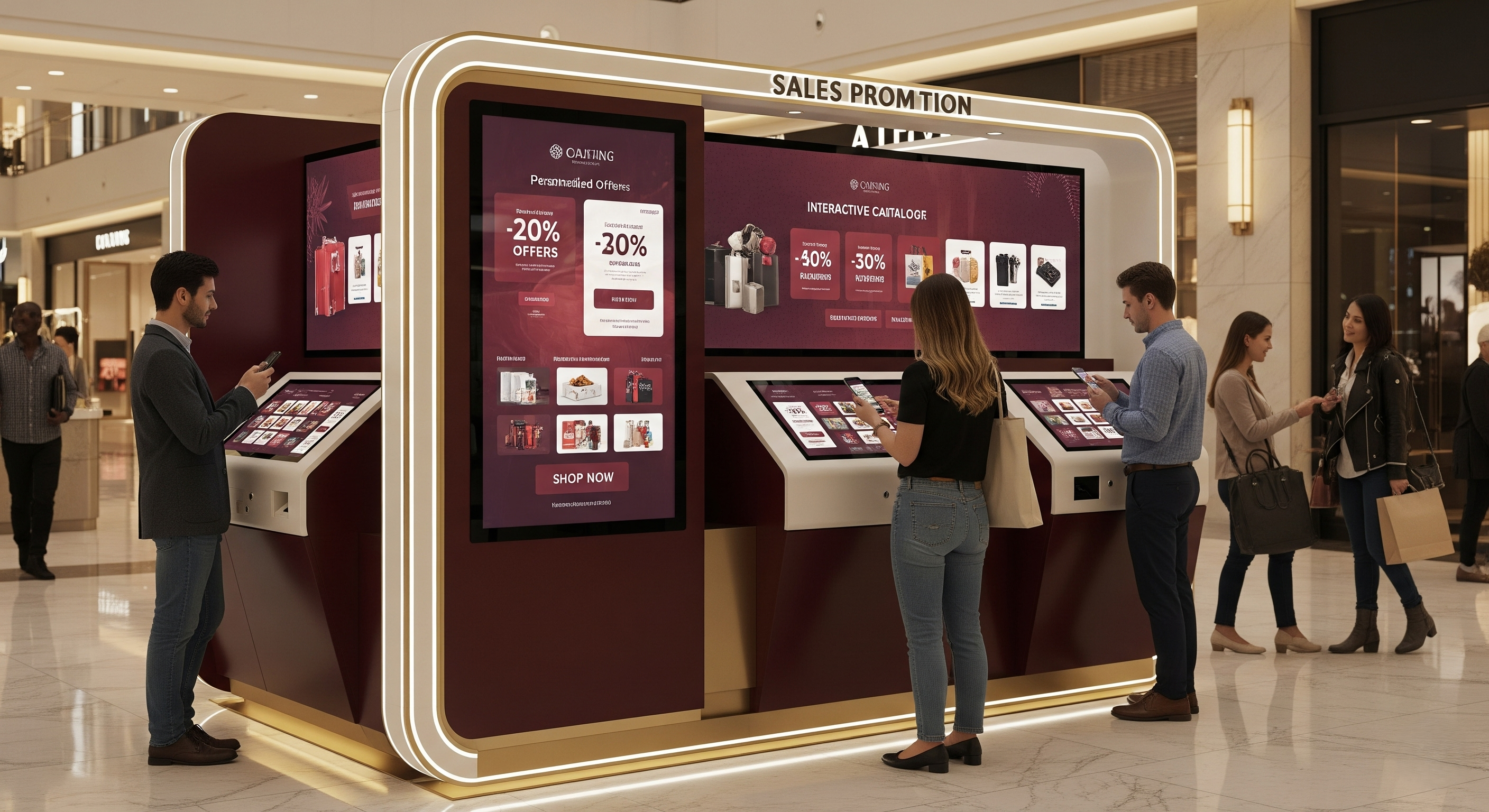 sales promotion kiosks