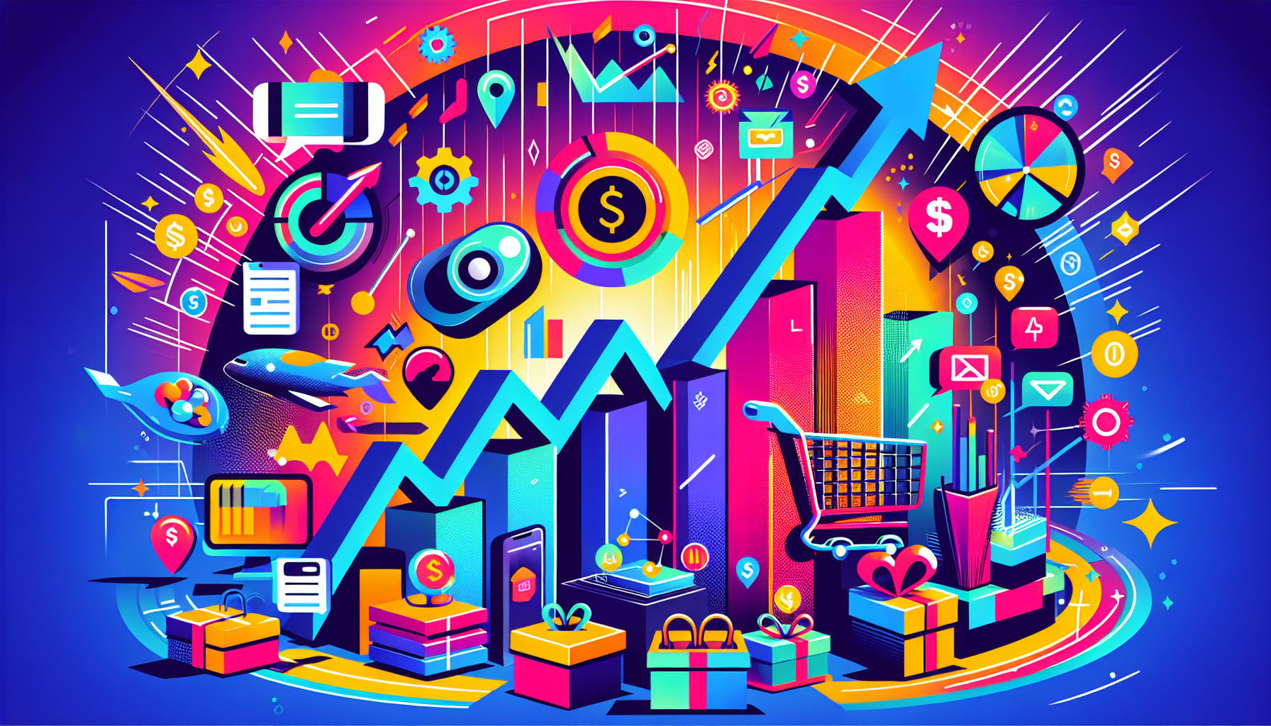 An illustration showcasing enhanced product feed performance.