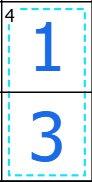 A two-cell killer sudoku cage summing to 4, showing 1 plus 3 is the only legal fill.