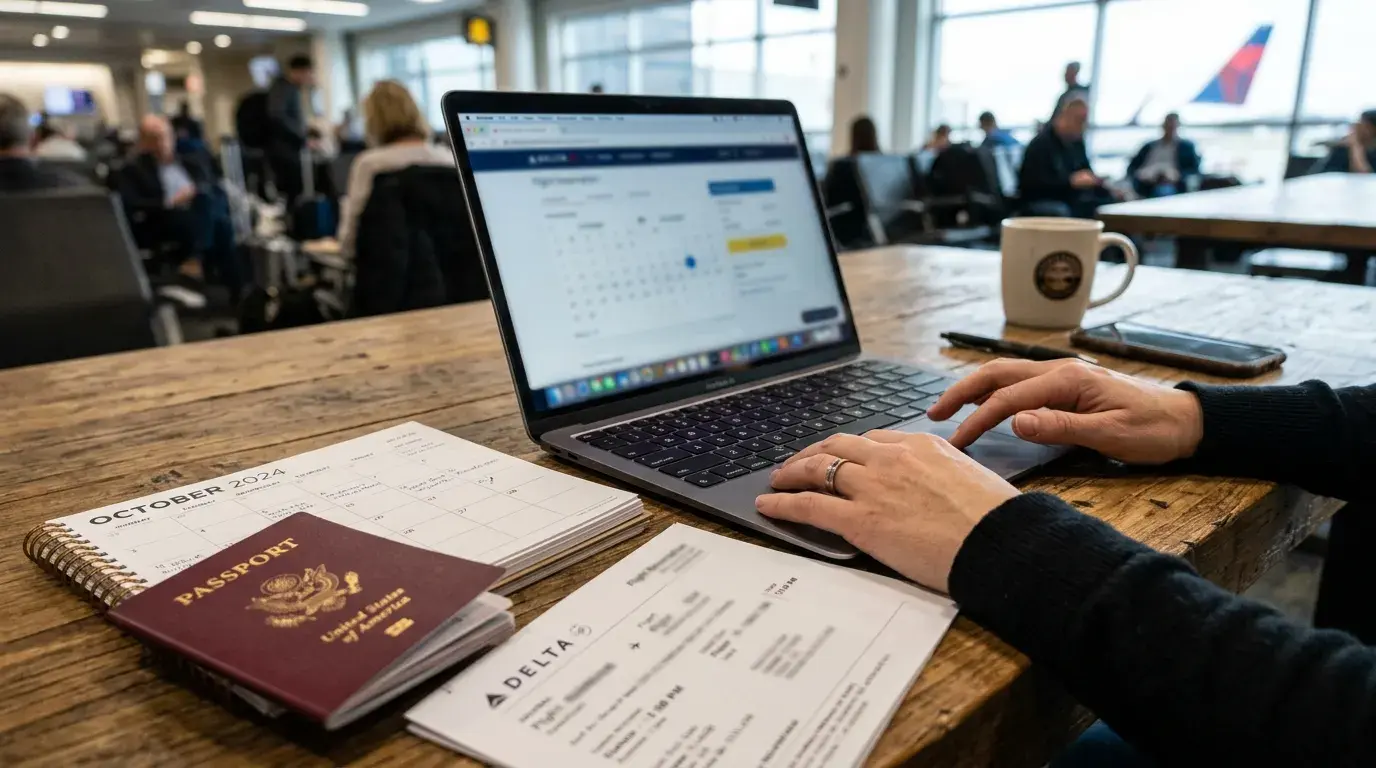 Prepare a dummy ticket file that survives extra embassy questions