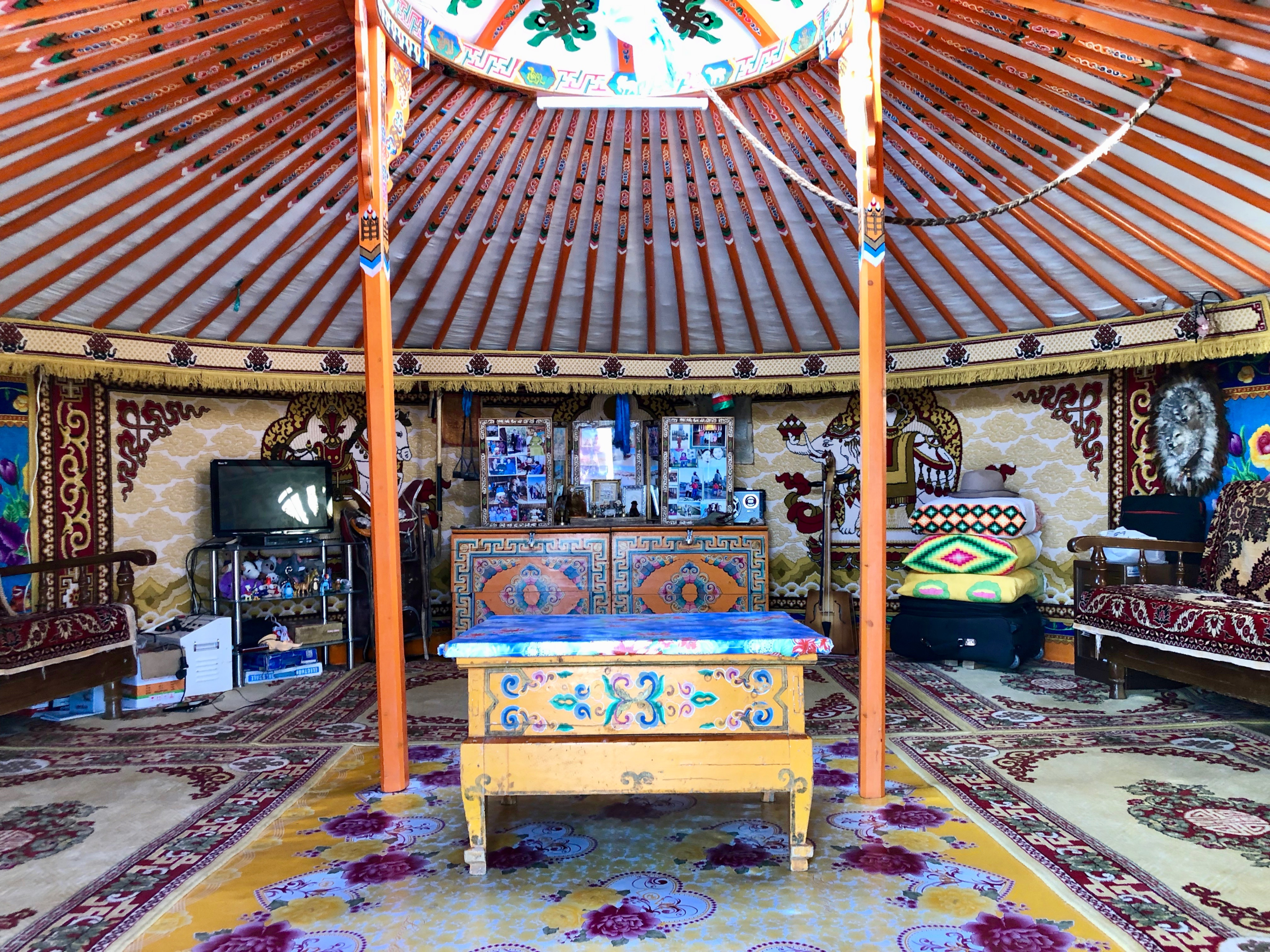 Visiting the yurt of a nomadi family and staying there for a night is a great way to learn about the culture