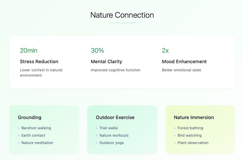 nature connection benefits