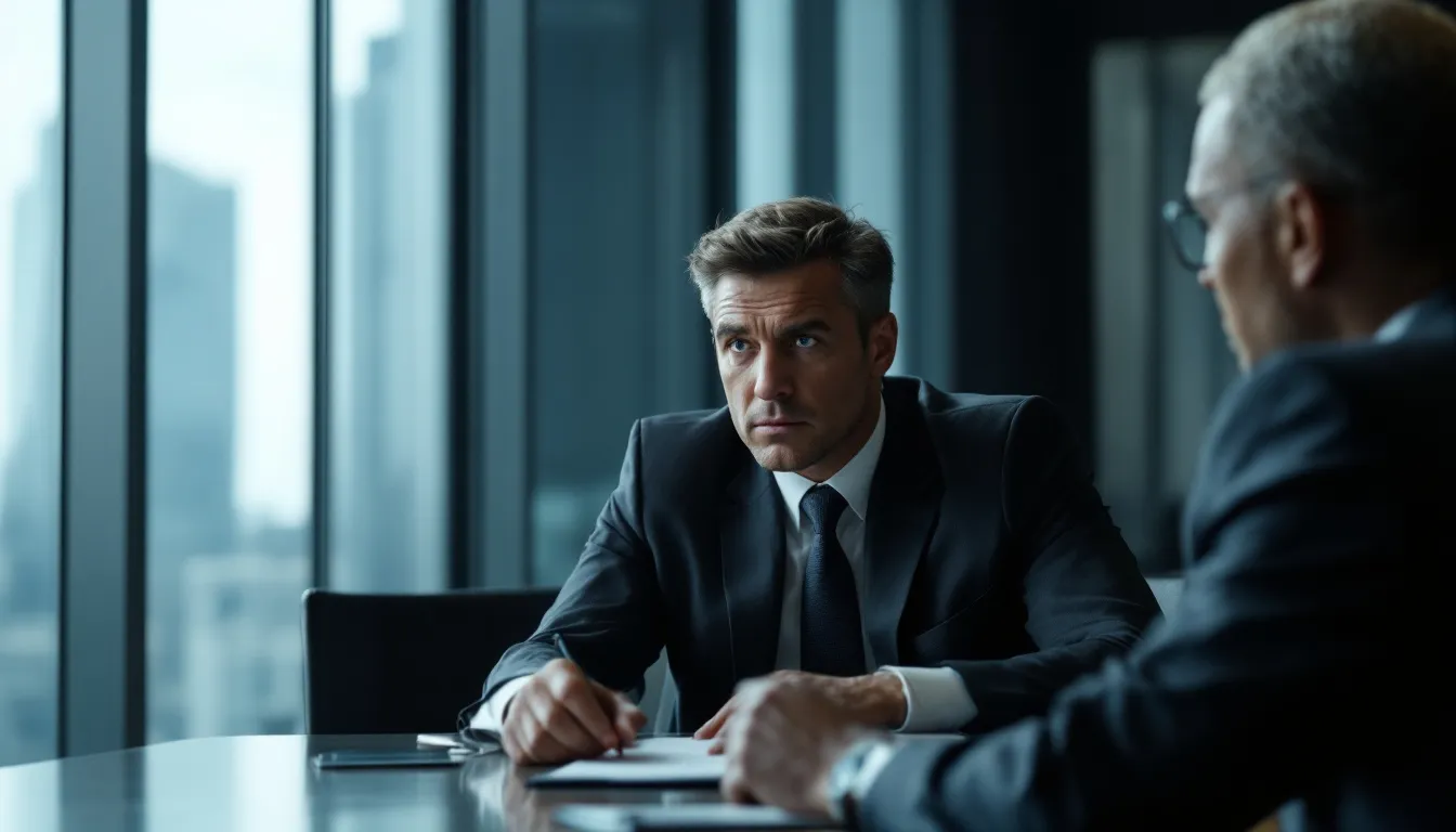 A person discussing a workers compensation claim with an attorney.