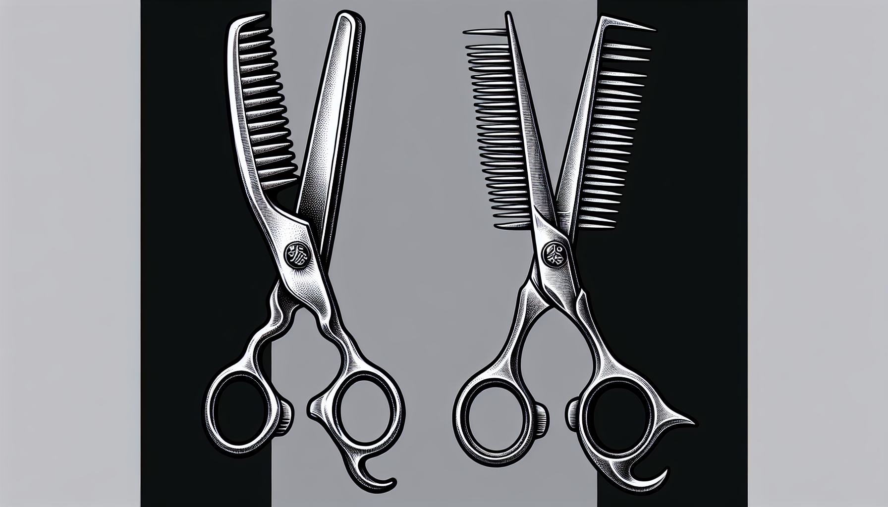 Comparison of blade sharpness between dog and human scissors