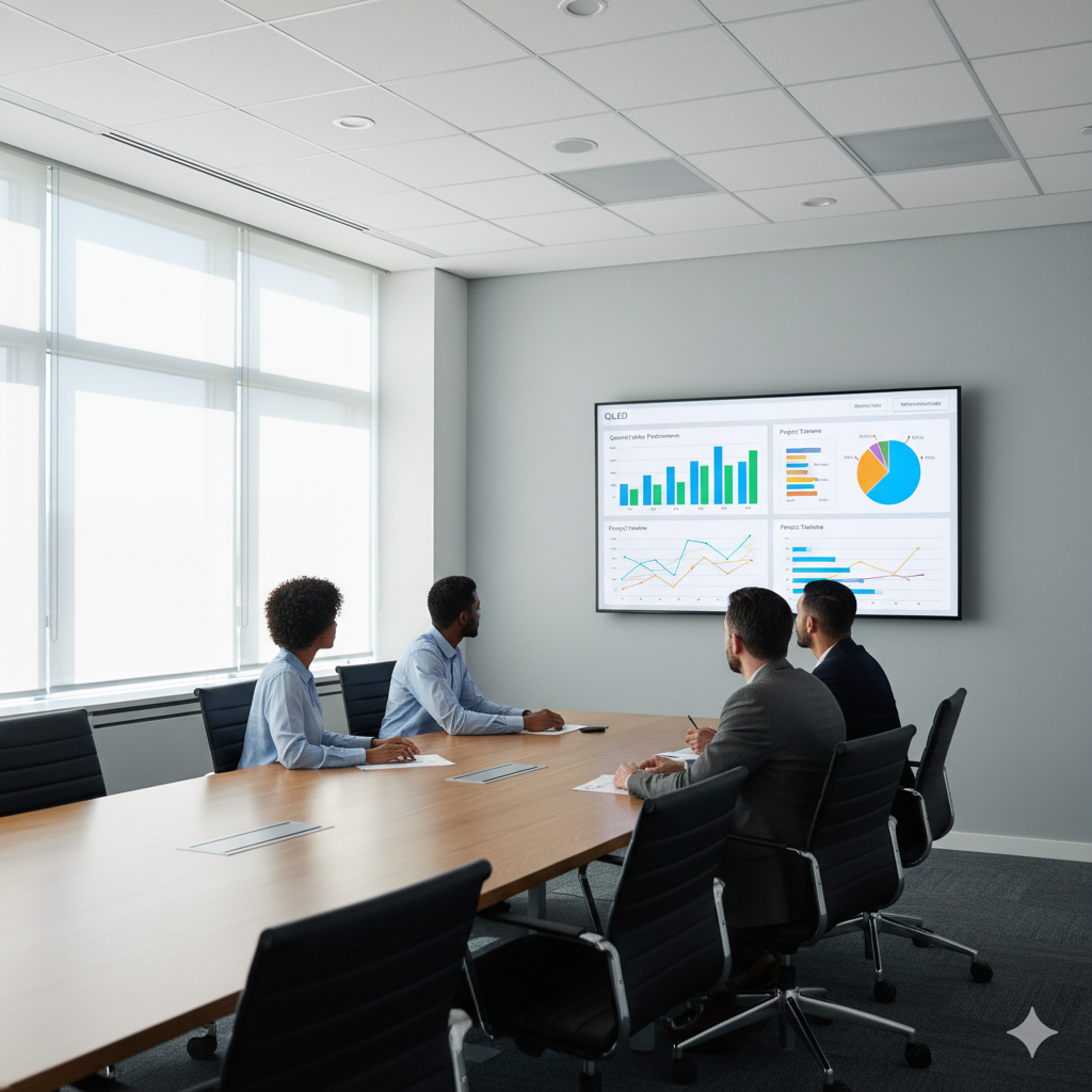 qled panels best for bright offices needing vivid visuals