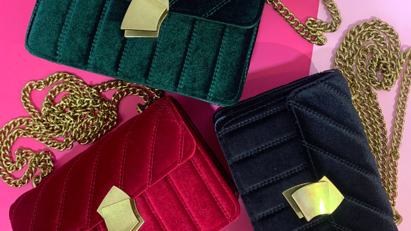 Velvet bags