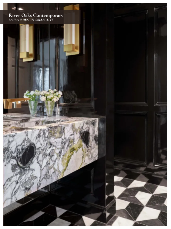 the powder bath at River Oaks Contemporary