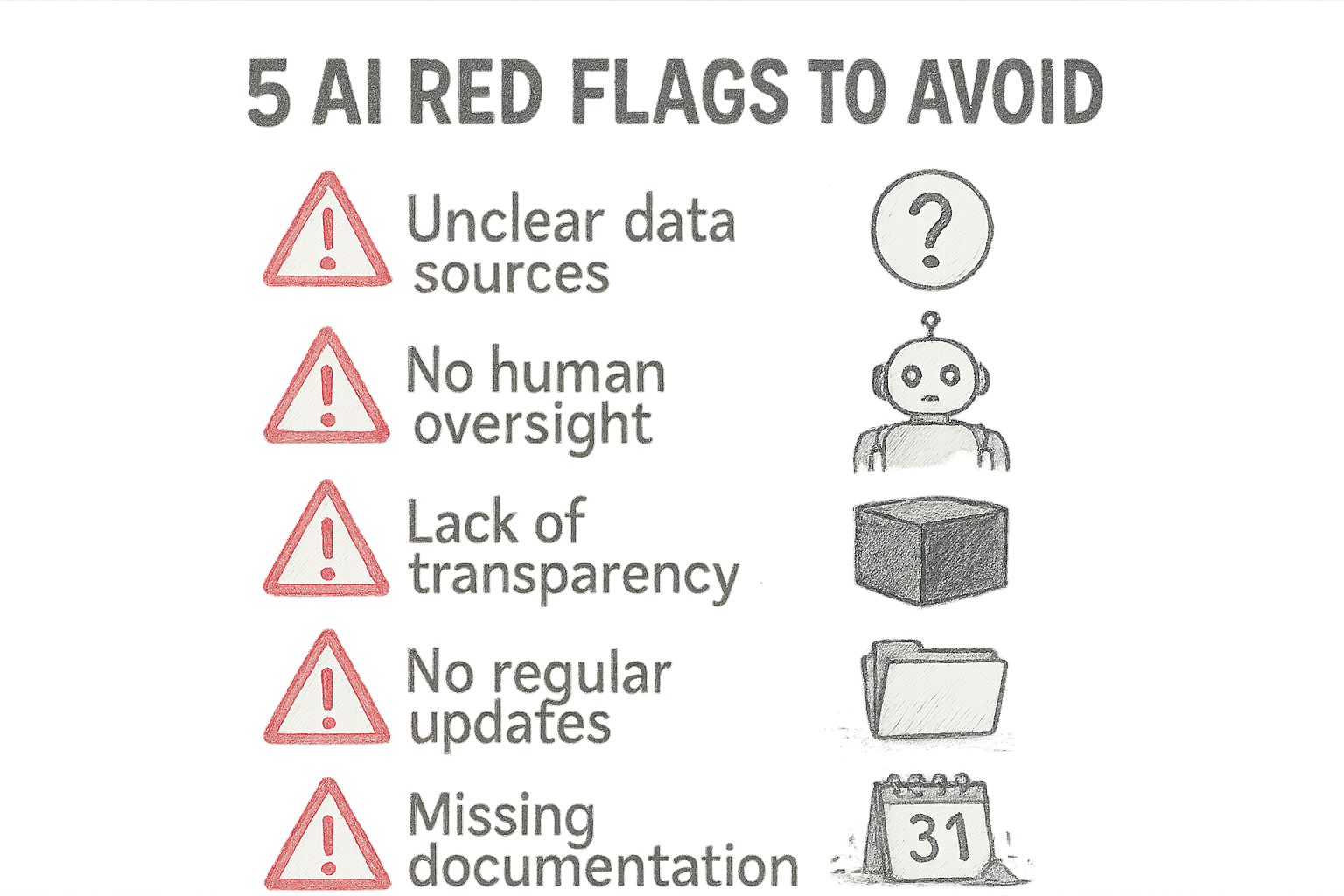 Generative AI Red Flags