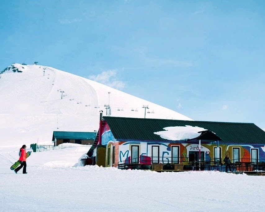 Skiing in Gudauri Georgia 