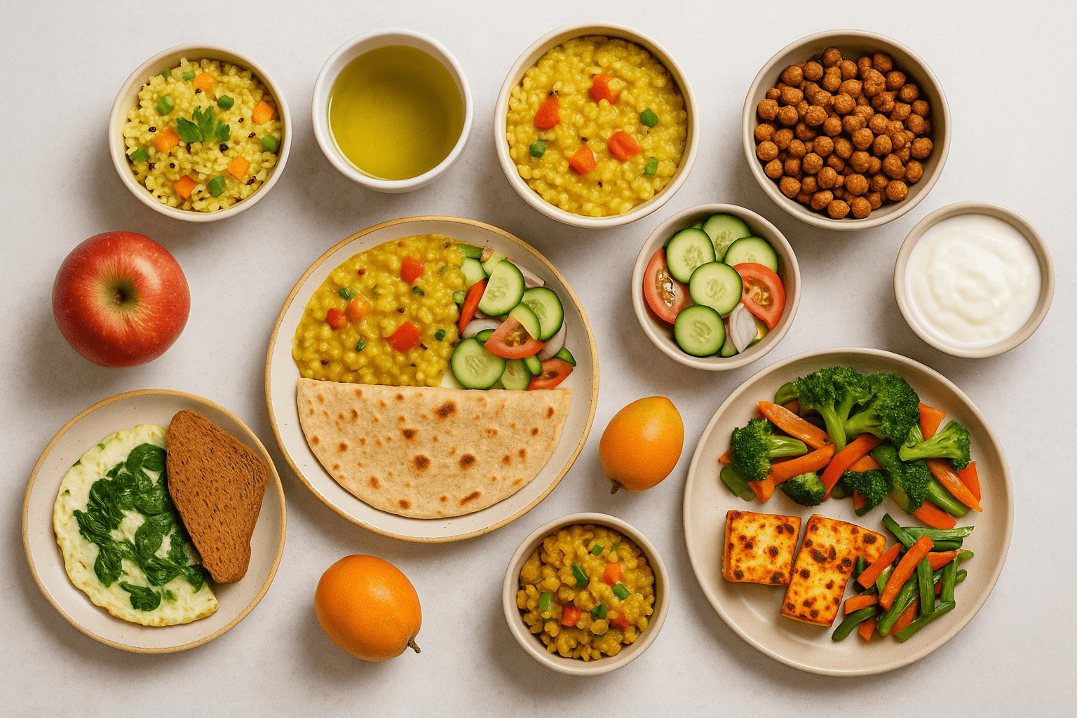 1000 Calories Diet Plan Indian: 7 Day Menu for Effective Weight Loss
