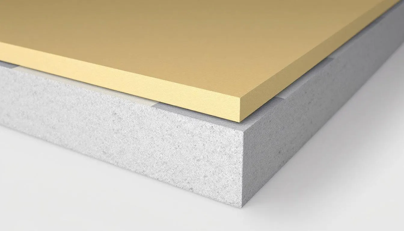 Przekrój przez płytę fundamentową ukazuje różne warstwy, takie jak zbrojenie płyty fundamentowej oraz izolację termiczną, co jest istotne dla zapewnienia odpowiedniej stabilności i ochrony budynku przed wilgocią. Widać również elementy brzegowe, które pełnią funkcję szalunku w procesie budowy płyty fundamentowej.