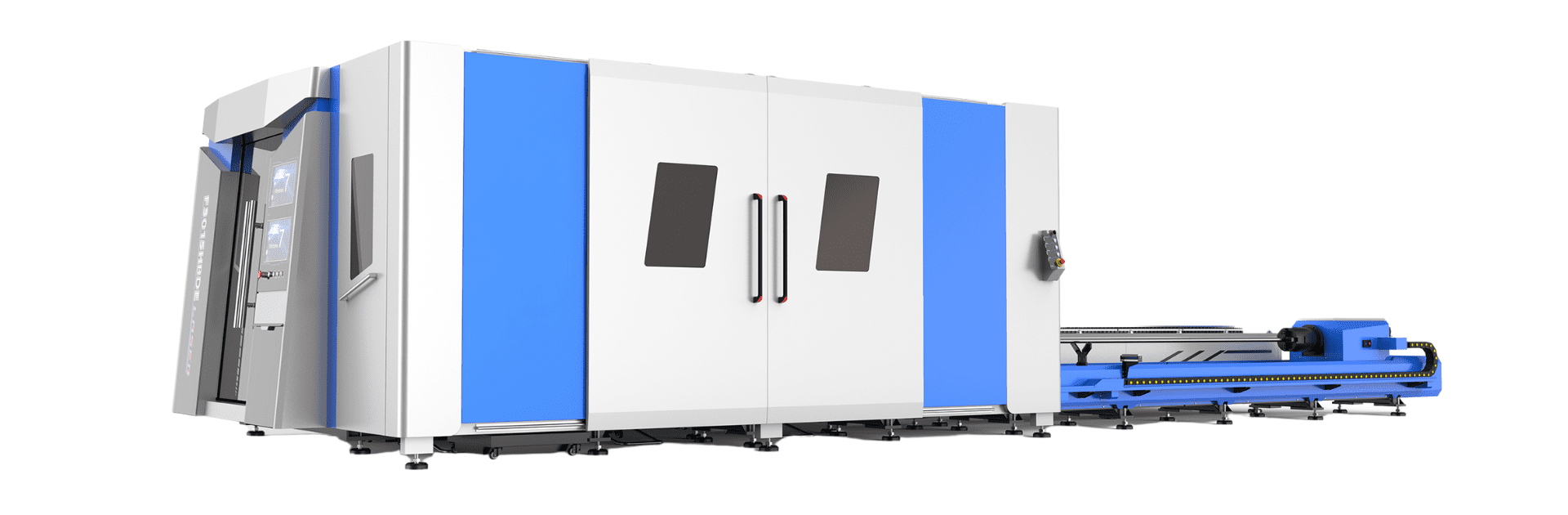 Dual-Platforms Sheet Metal Tube Fiber Laser Cutting Machine