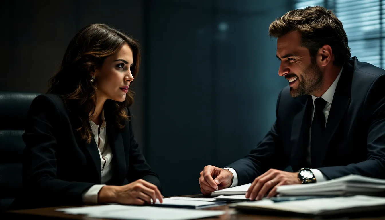A depiction of emotional manipulation tactics in divorce, including sneaky tactics.