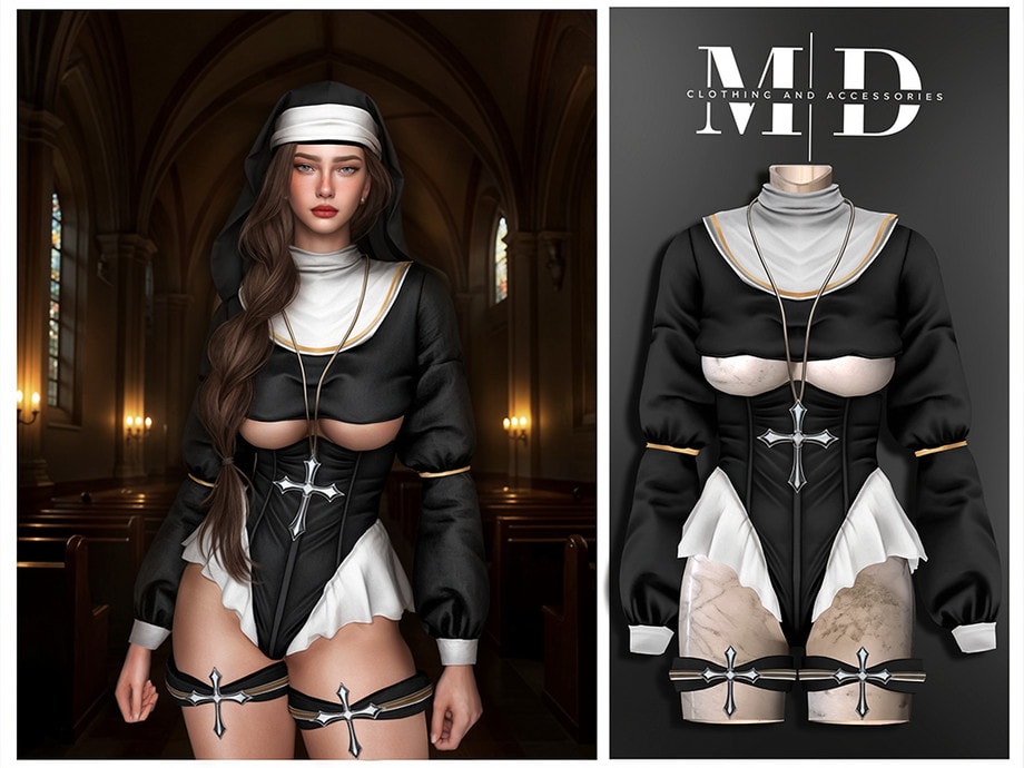 Sexy Nun Costume